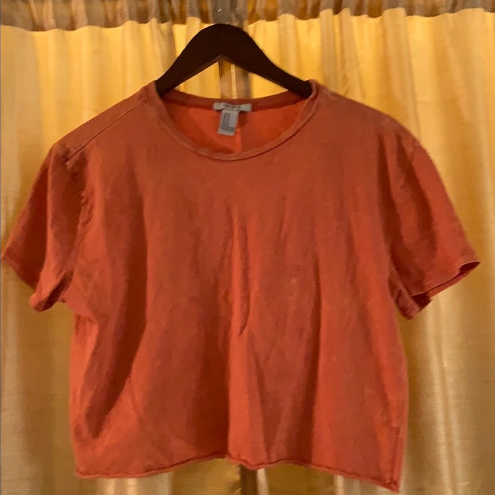 Forever 21 Orange crop top
